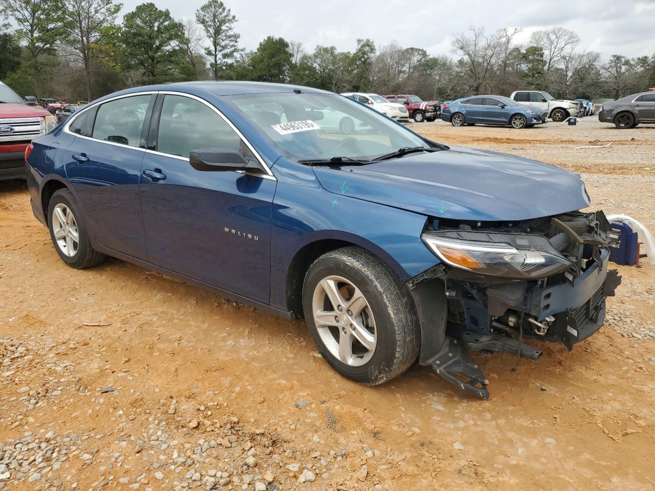 2019 Chevrolet Malibu VIN 1G1ZB5ST9KF214516 Copart auction photo, front end / side damage thumbnail 4