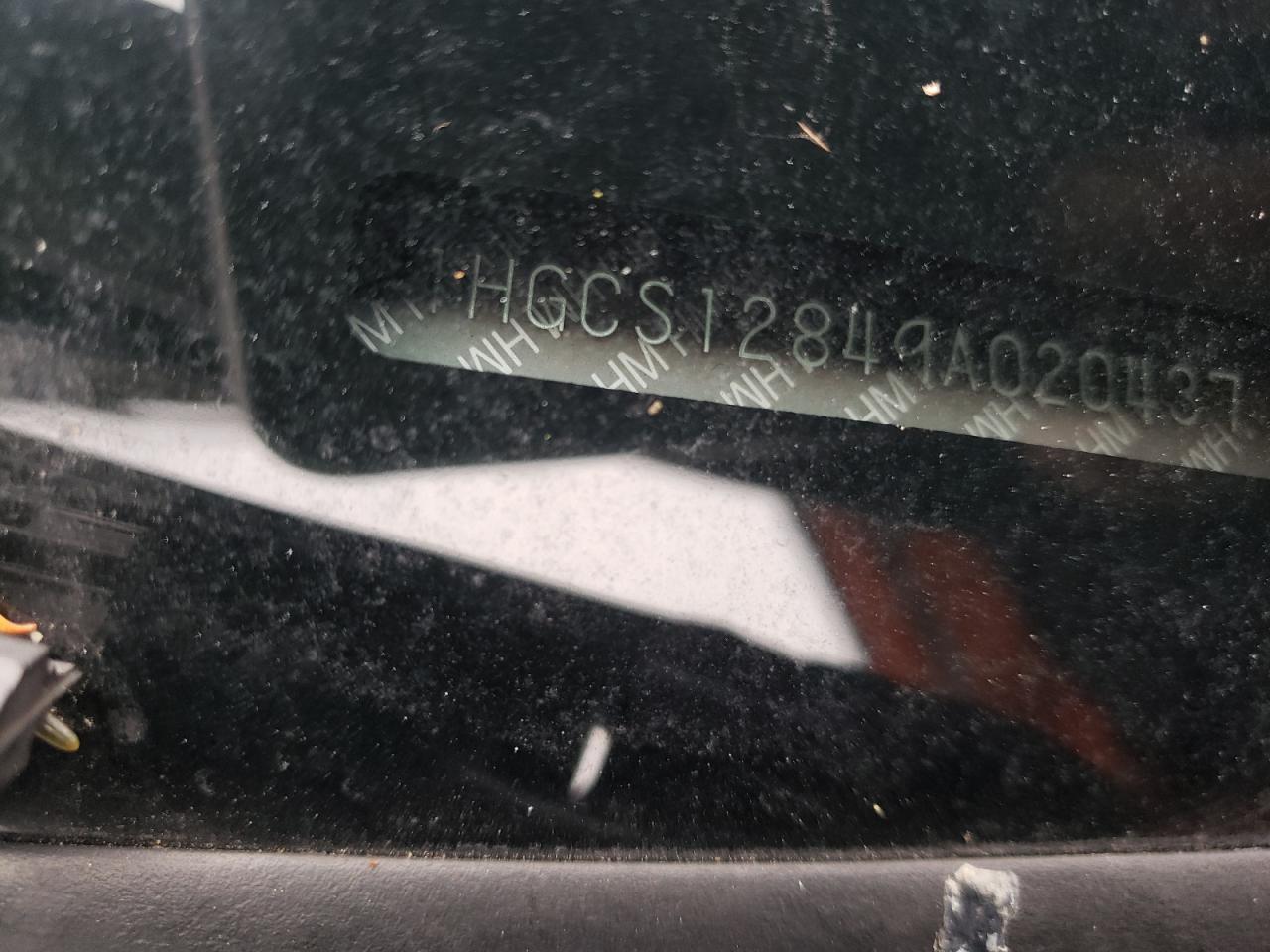 2009 Honda Accord VIN 1HGCS12849A020437 Copart auction photo, front end damage thumbnail 12