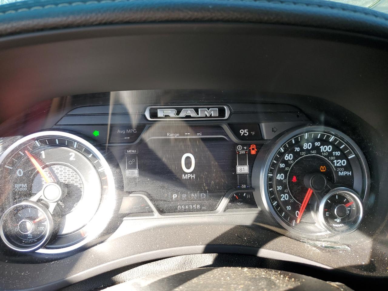 2021 RAM 2500 VIN 3C6UR5FL7MG675830 Copart auction photo, all over / undercarriage damage thumbnail 9