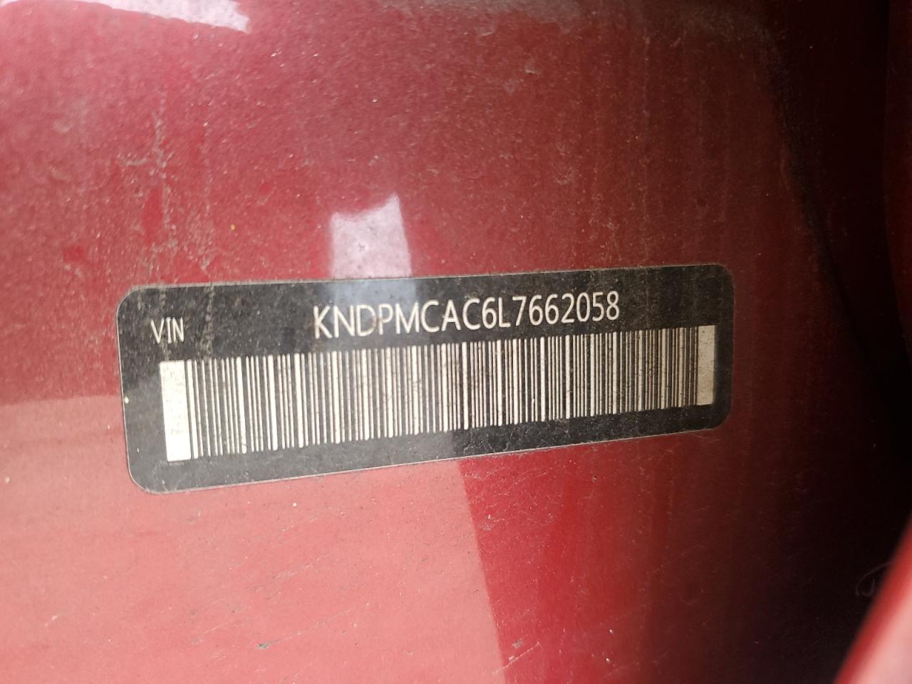2020 KIA Sportage VIN KNDPMCAC6L7662058 Copart auction photo, vandalism / front end damage thumbnail 13