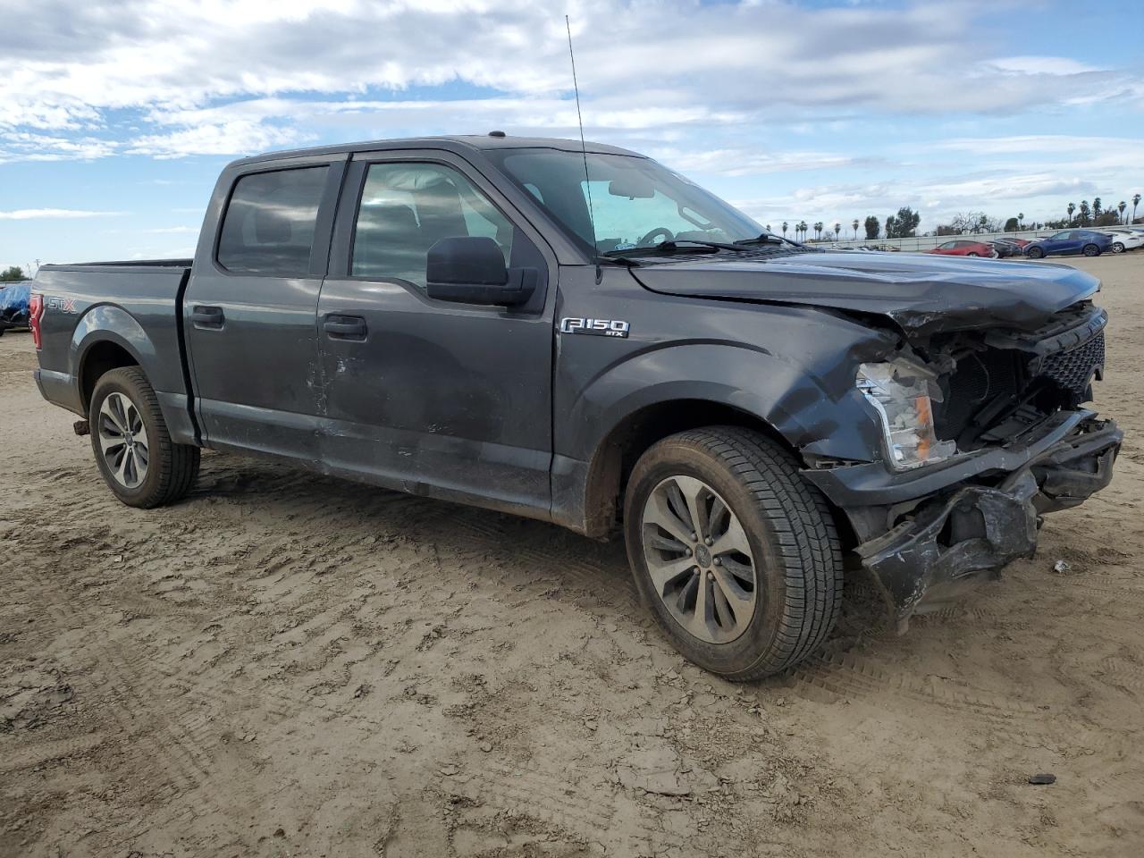 2019 Ford F-150 VIN 1FTEW1CP7KKE39187 Copart auction photo, front end / side damage thumbnail 4