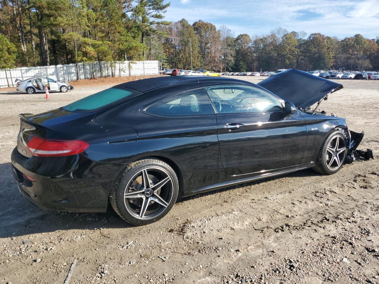 2017 Mercedes-Benz C-klasse VIN WDDWJ6EB1HF441476 Copart auction photo, front end damage thumbnail 3