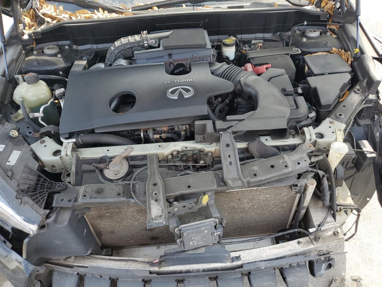 2019 Infiniti QX50 VIN 3PCAJ5M36KF122840 Copart auction photo, front end / side damage thumbnail 14