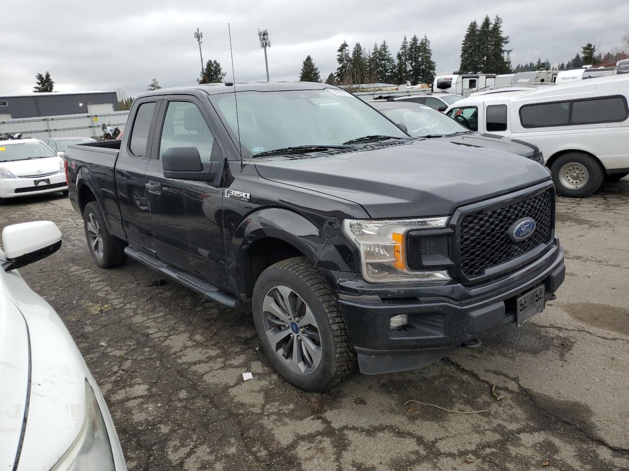 2019 Ford F-150 VIN 1FTEX1EP0KKC22297 Copart auction photo, mechanical / front end damage thumbnail 4