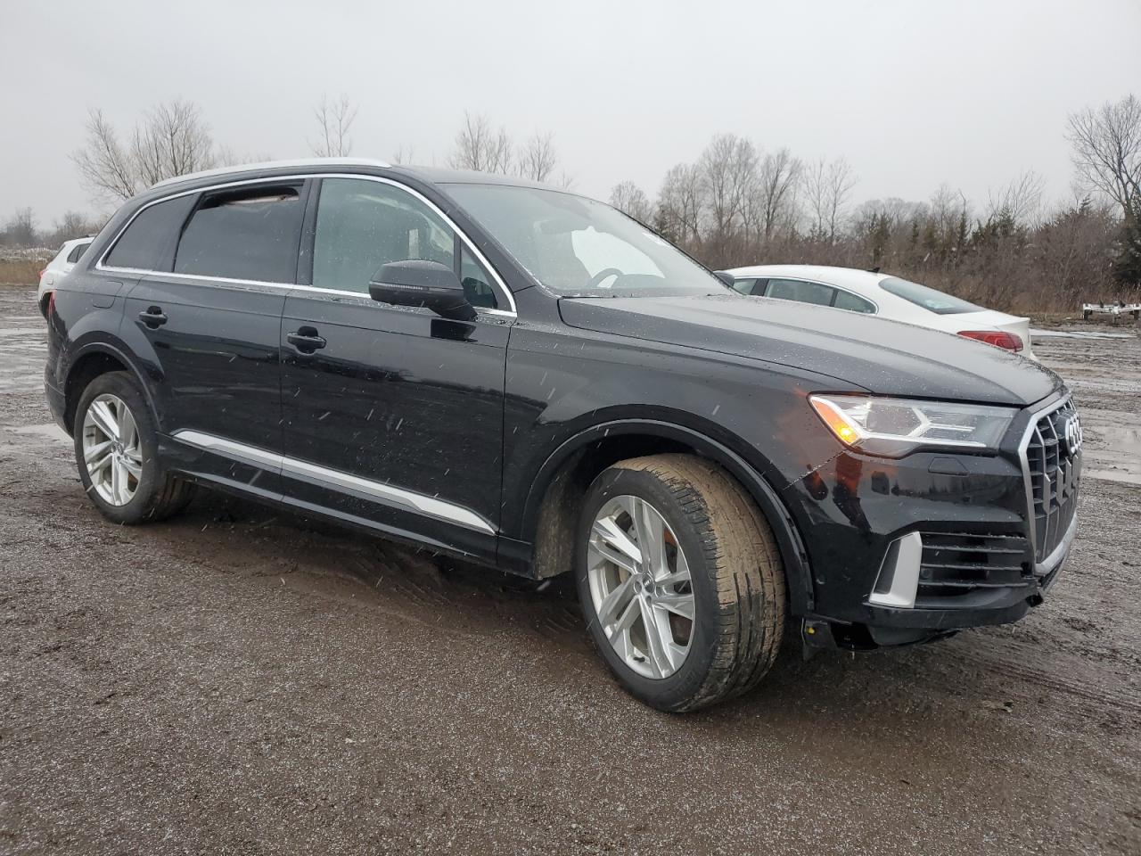 2020 Audi Q7 VIN WA1LXAF77LD003374 Copart auction photo, side / front end damage thumbnail 4