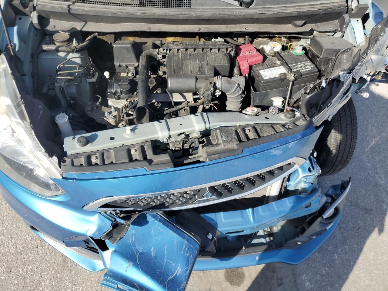 2017 Mitsubishi Mirage VIN ML32A3HJ1HH022433 Copart auction photo, front end / side damage thumbnail 11