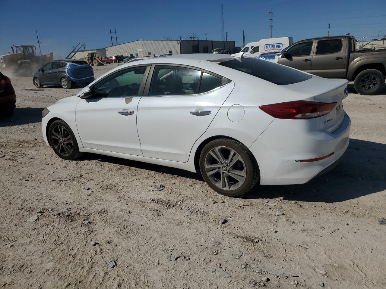 2017 Hyundai Elantra VIN 5NPD84LF9HH172236 Copart auction photo, side damage thumbnail 2