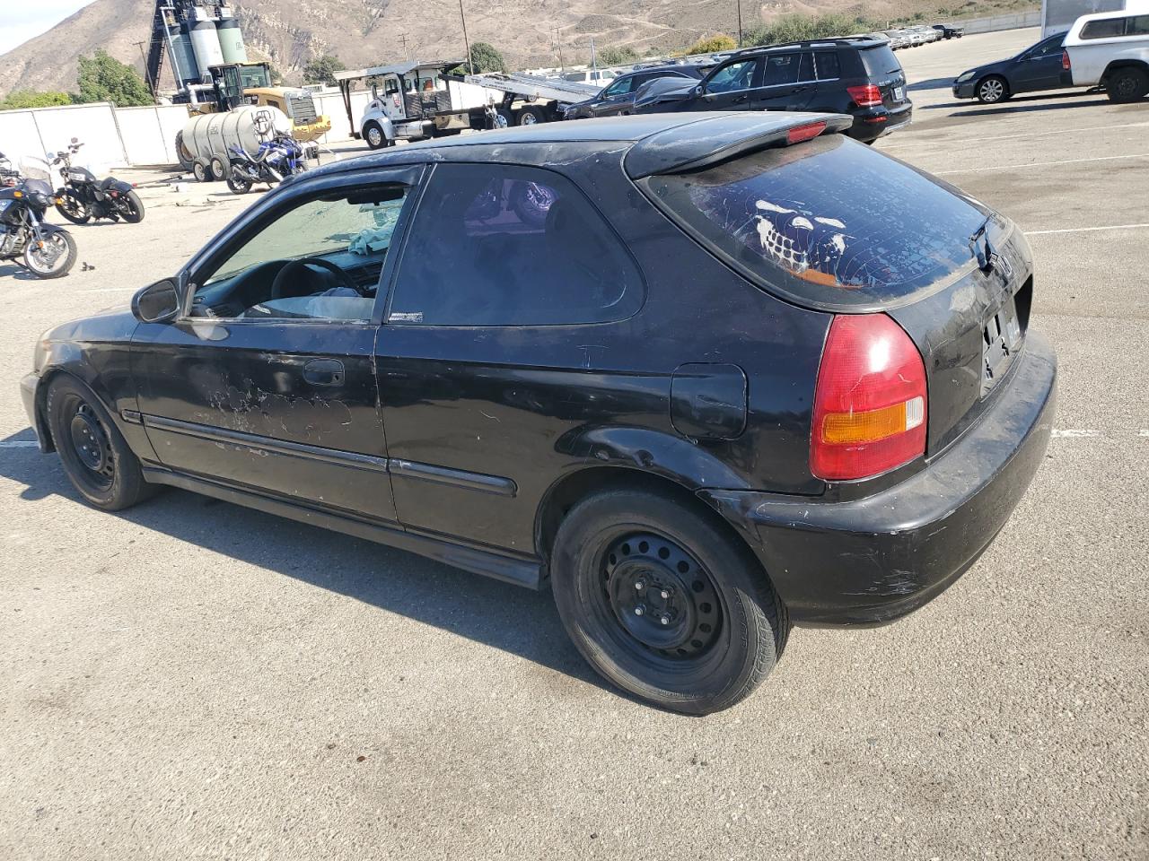 1999 Honda Civic VIN 2HGEJ6447XH103779 Copart auction photo, side / front end damage thumbnail 2
