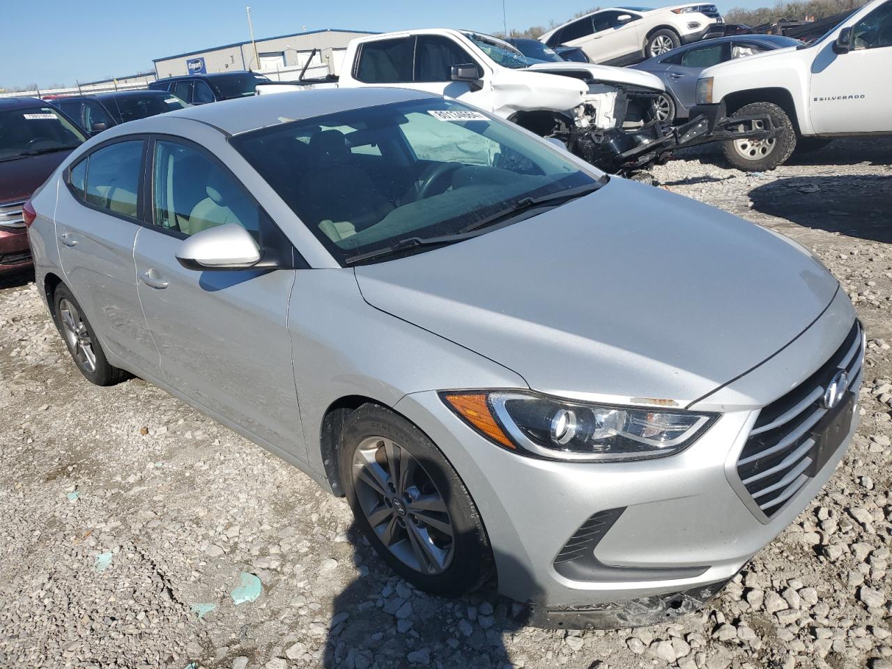 2017 Hyundai Elantra VIN 5NPD84LF3HH027368 Copart auction photo, mechanical damage thumbnail 4