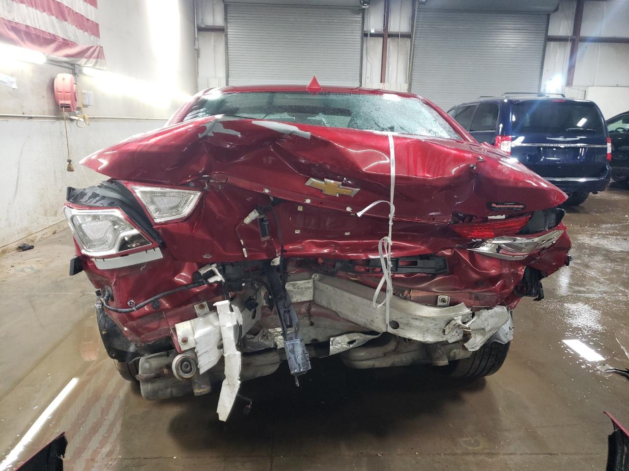 2014 Chevrolet Impala VIN 2G1125S30E9233997 Copart auction photo, rear end / front end damage thumbnail 6
