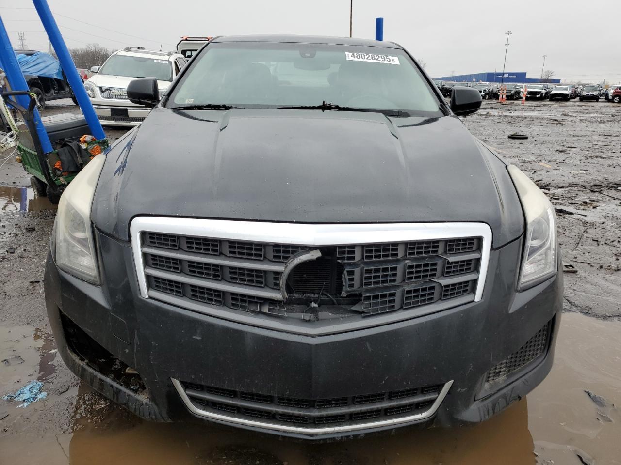 2013 Cadillac ATS VIN 1G6AA5RX1D0137729 Copart auction photo, front end / rear end damage thumbnail 5