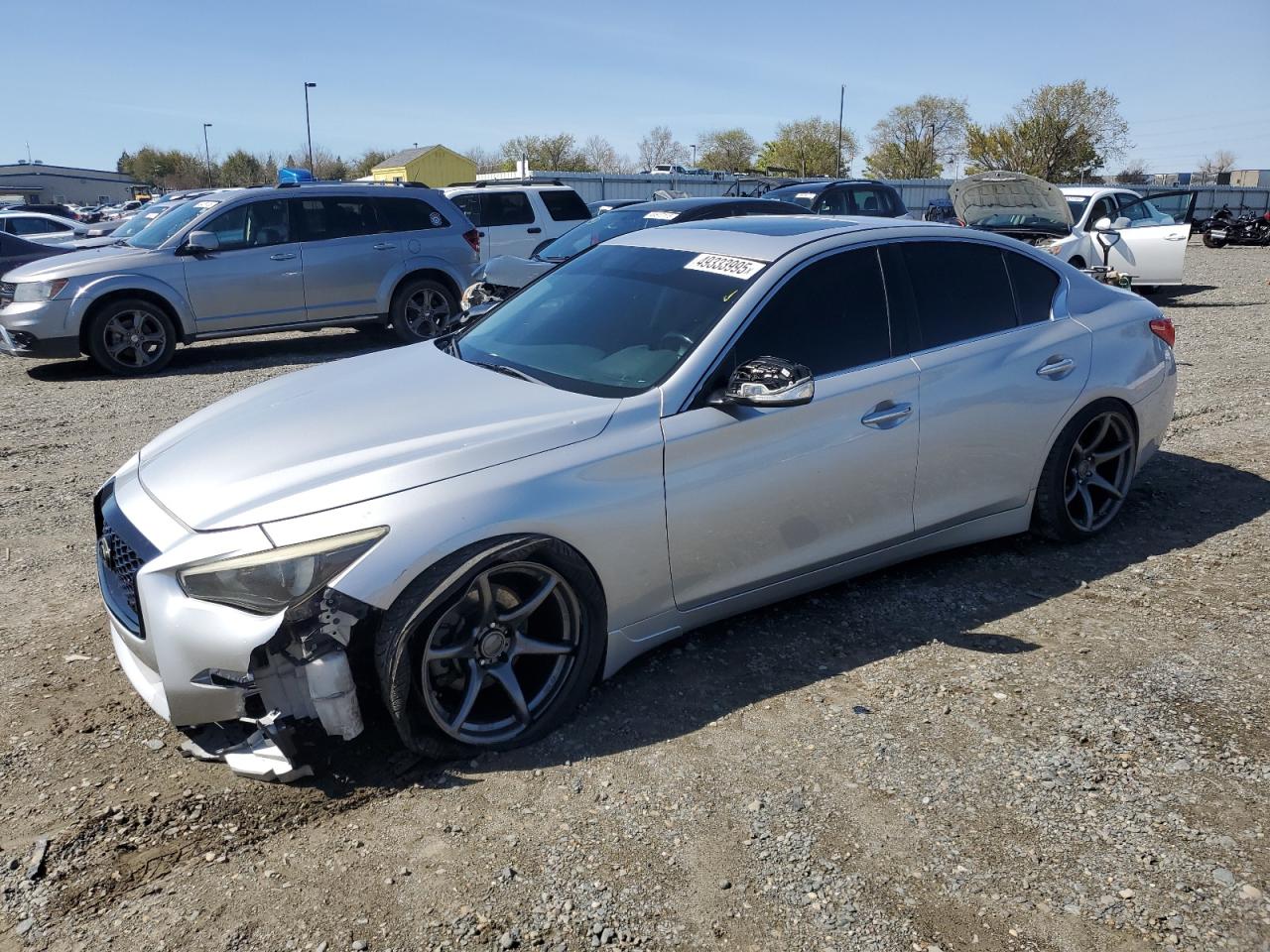 2015 Infiniti Q50 VIN JN1BV7AP5FM354714 - Copart auction photo