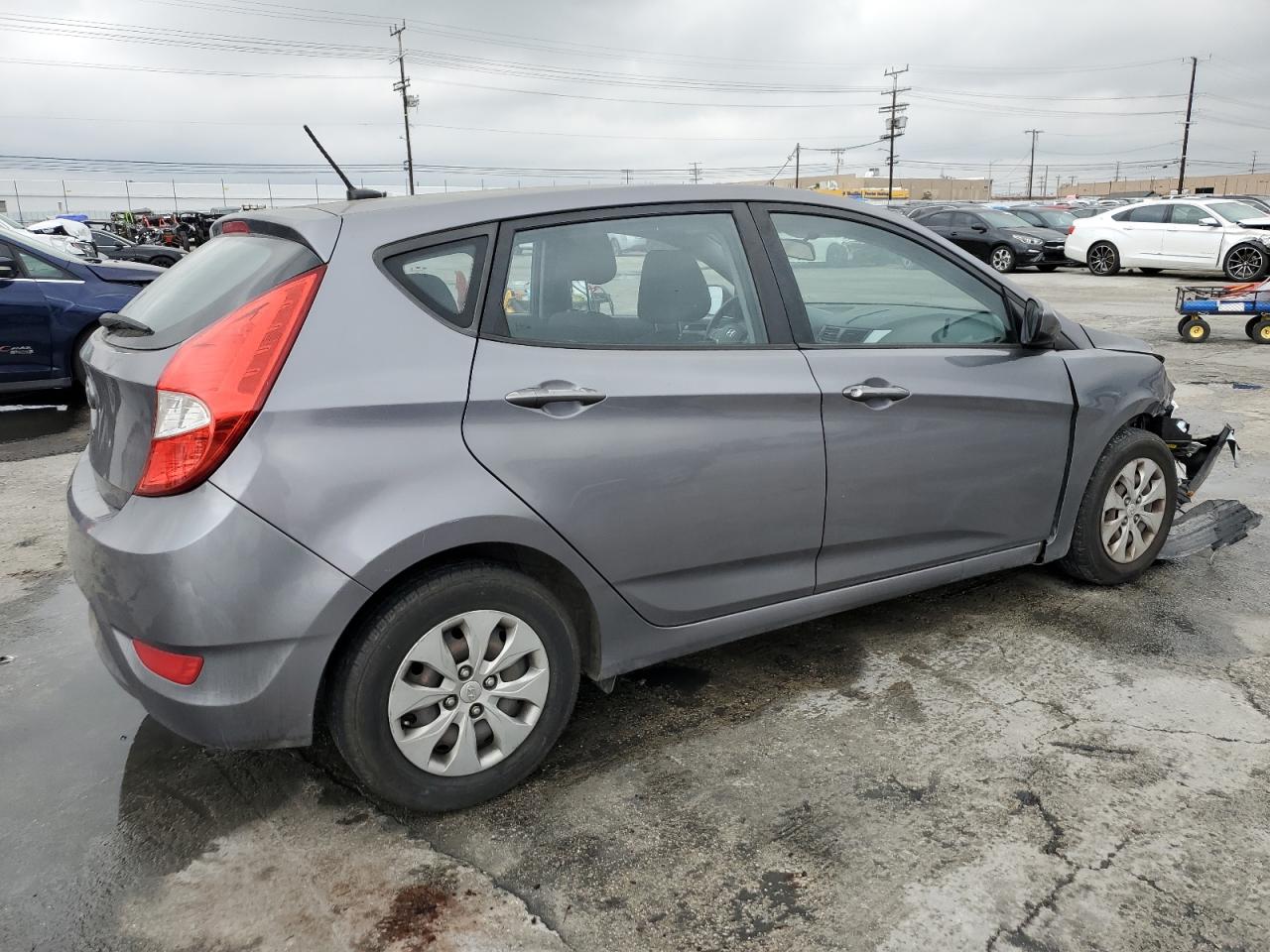 2015 Hyundai Accent VIN KMHCT5AE6FU213639 Copart auction photo, front end damage thumbnail 3