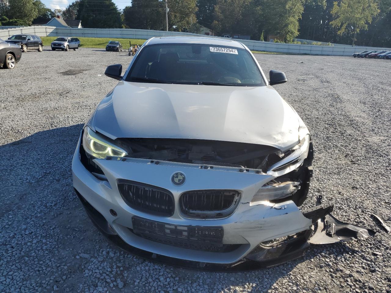 2015 BMW M2 VIN WBA1J7C57FV254038 Copart auction photo, front end / minor dent/scratches damage thumbnail 5