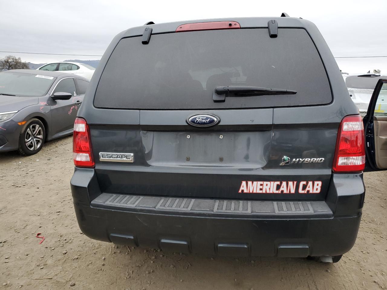 2009 Ford Escape VIN 1FMCU59319KB11522 Copart auction photo, undercarriage / front end damage thumbnail 6