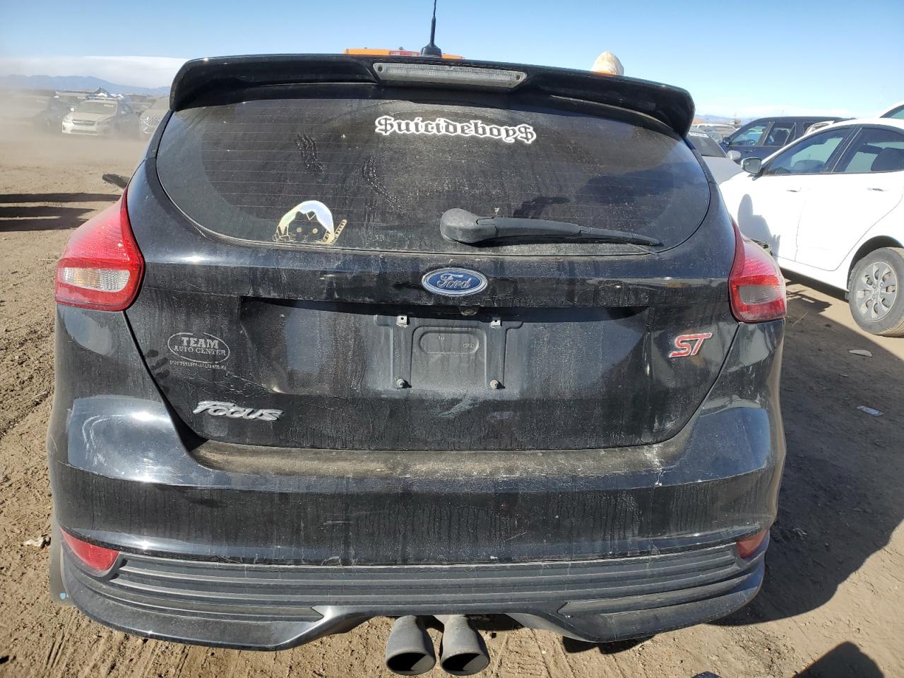 2017 Ford Focus VIN 1FADP3L99HL314240 Copart auction photo, front end / side damage thumbnail 6