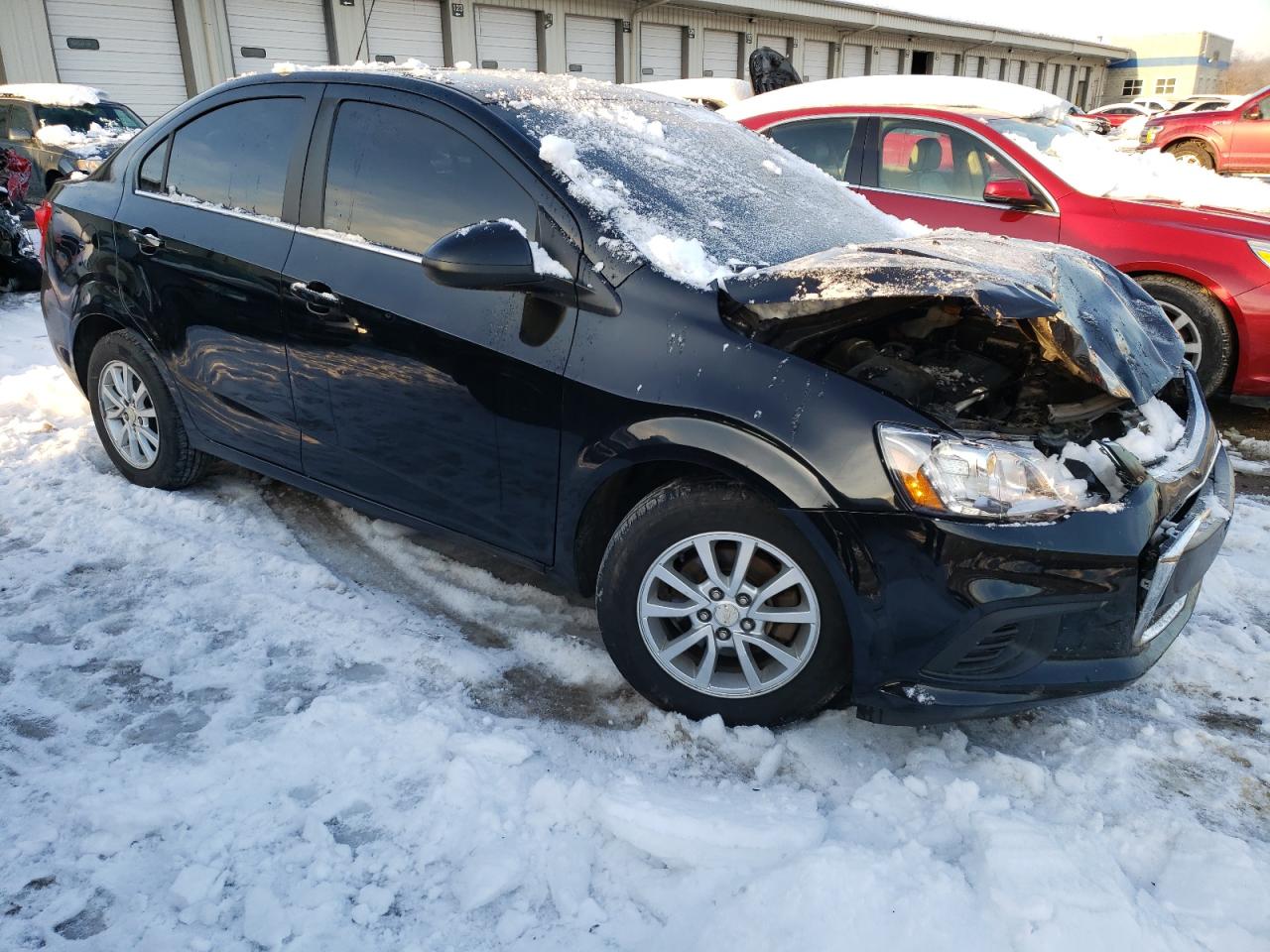 2018 Chevrolet Sonic VIN 1G1JD5SH0J4130064 Copart auction photo, front end damage thumbnail 4