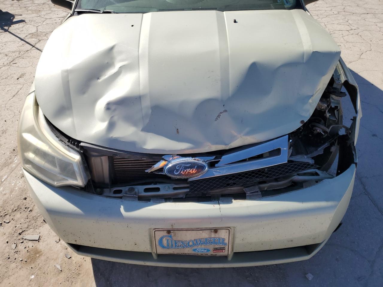 2010 Ford Focus VIN 1FAHP3FN0AW219984 Copart auction photo, front end / side damage thumbnail 12
