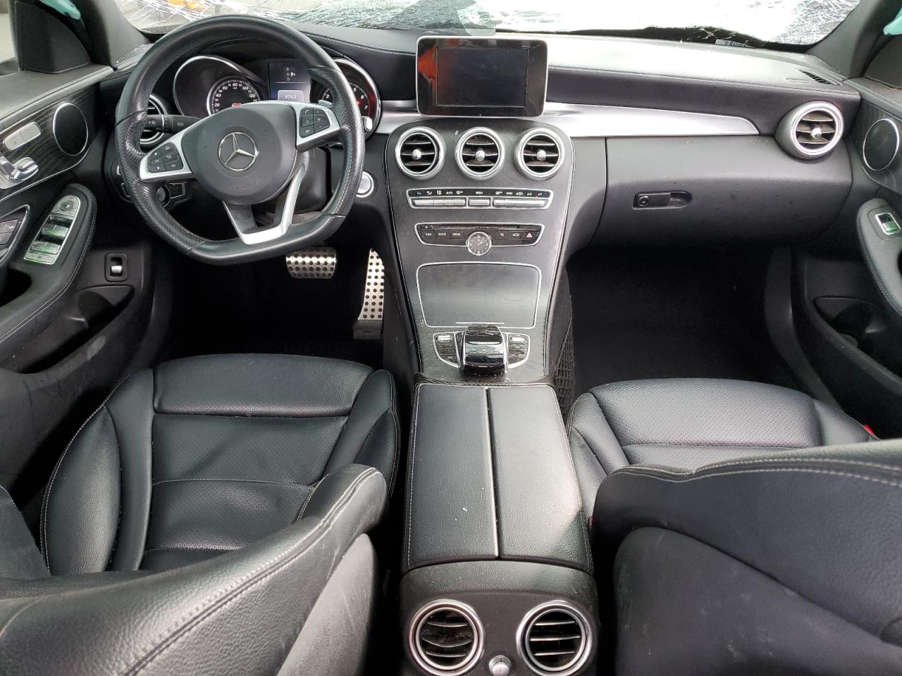 2016 Mercedes-Benz C-klasse VIN 55SWF4JB0GU164228 Copart auction photo, rollover damage thumbnail 8
