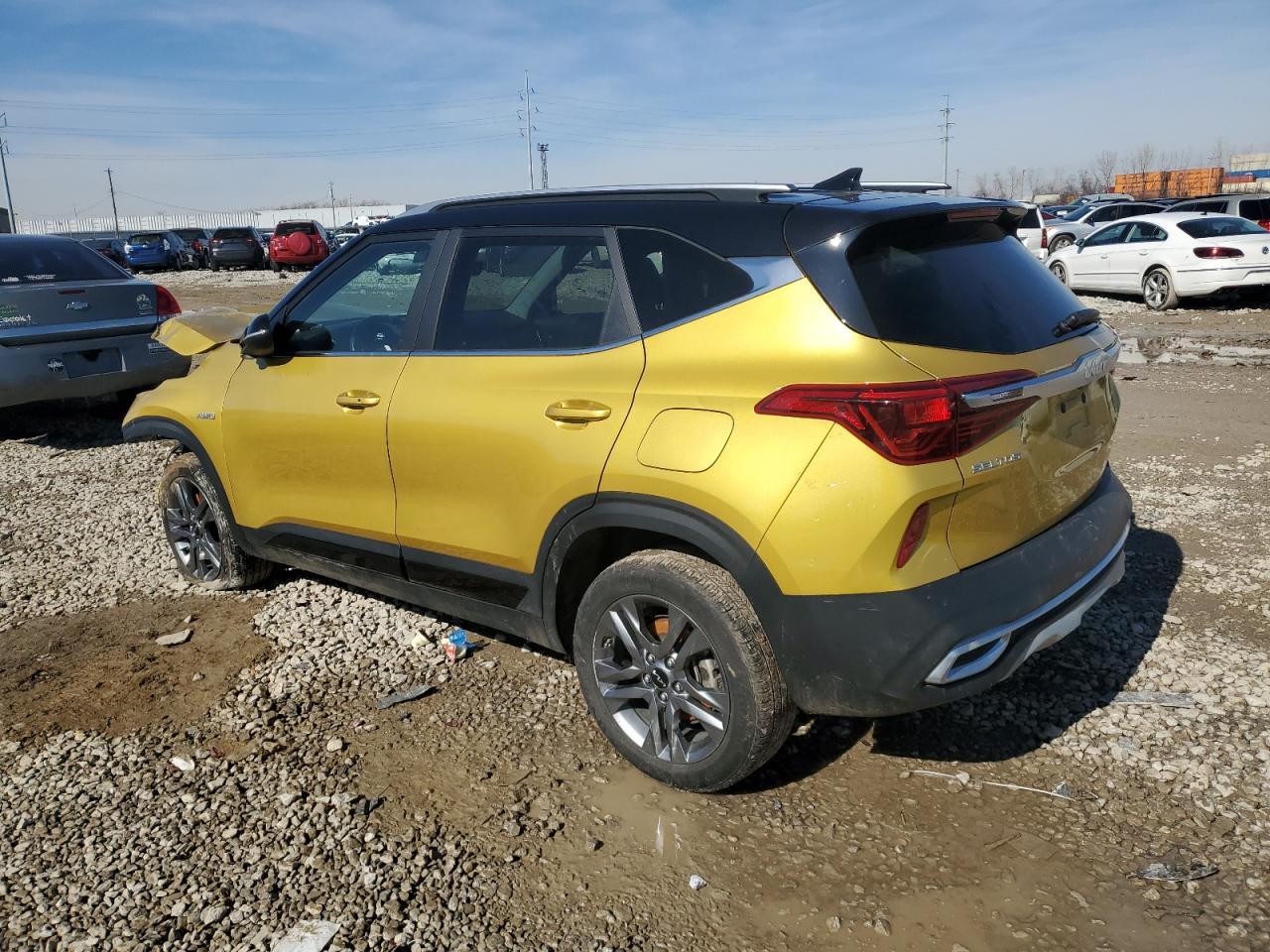 2023 KIA Seltos VIN KNDEUCAA2P7417463 Copart auction photo, undercarriage / all over damage thumbnail 2
