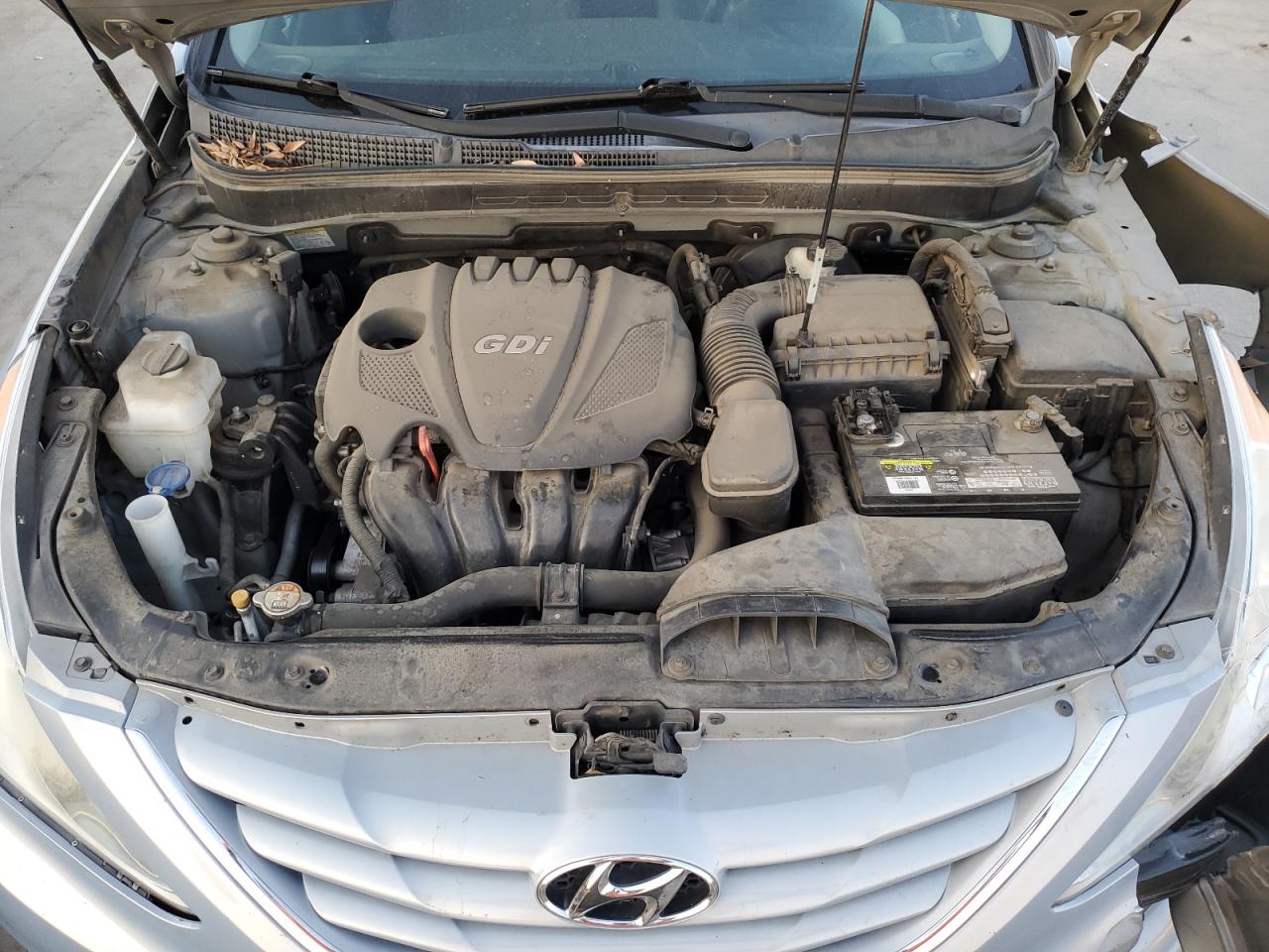 2013 Hyundai Sonata VIN 5NPEB4AC5DH764998 Copart auction photo, front end / side damage thumbnail 11