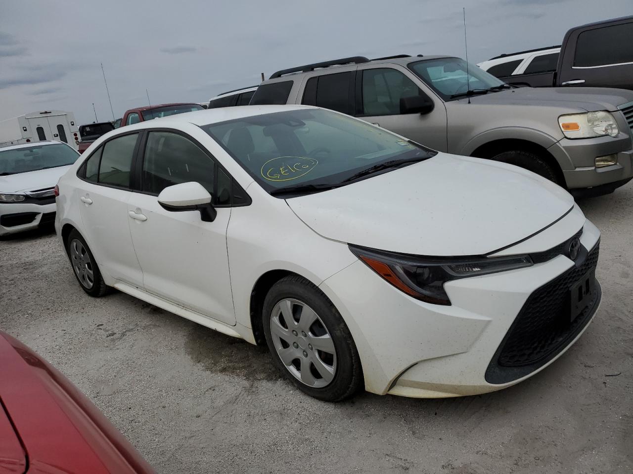 2020 Toyota Corolla VIN JTDEPRAE8LJ095423 Copart auction photo, water/flood damage thumbnail 4