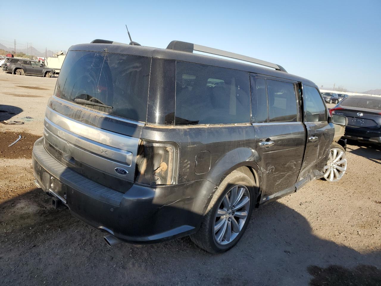 2016 Ford Flex VIN 2FMGK5D8XGBA07953 Copart auction photo, all over / undercarriage damage thumbnail 3