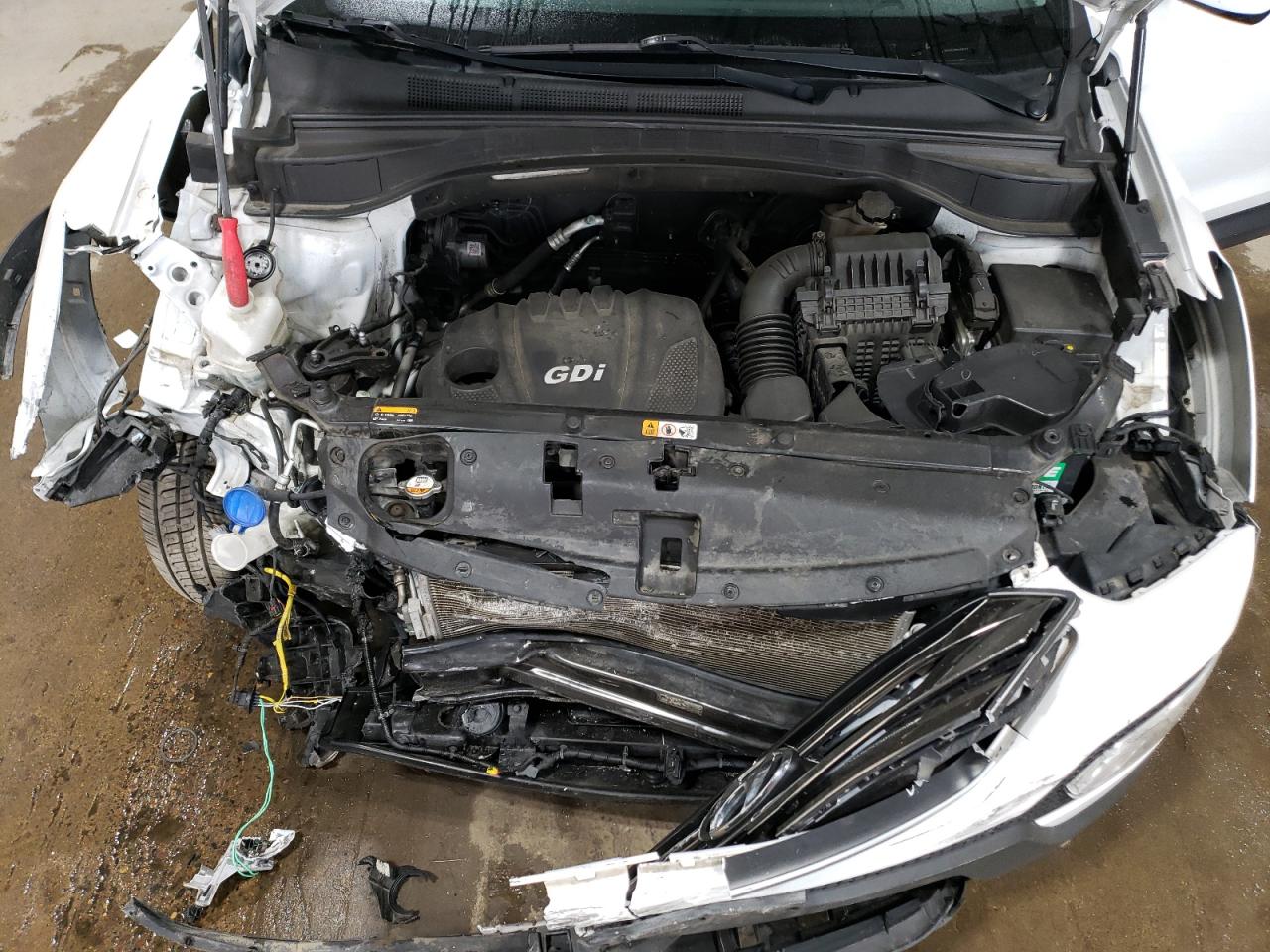 2016 Hyundai Santa Fe VIN 5XYZUDLB8GG346172 Copart auction photo, front end damage thumbnail 13
