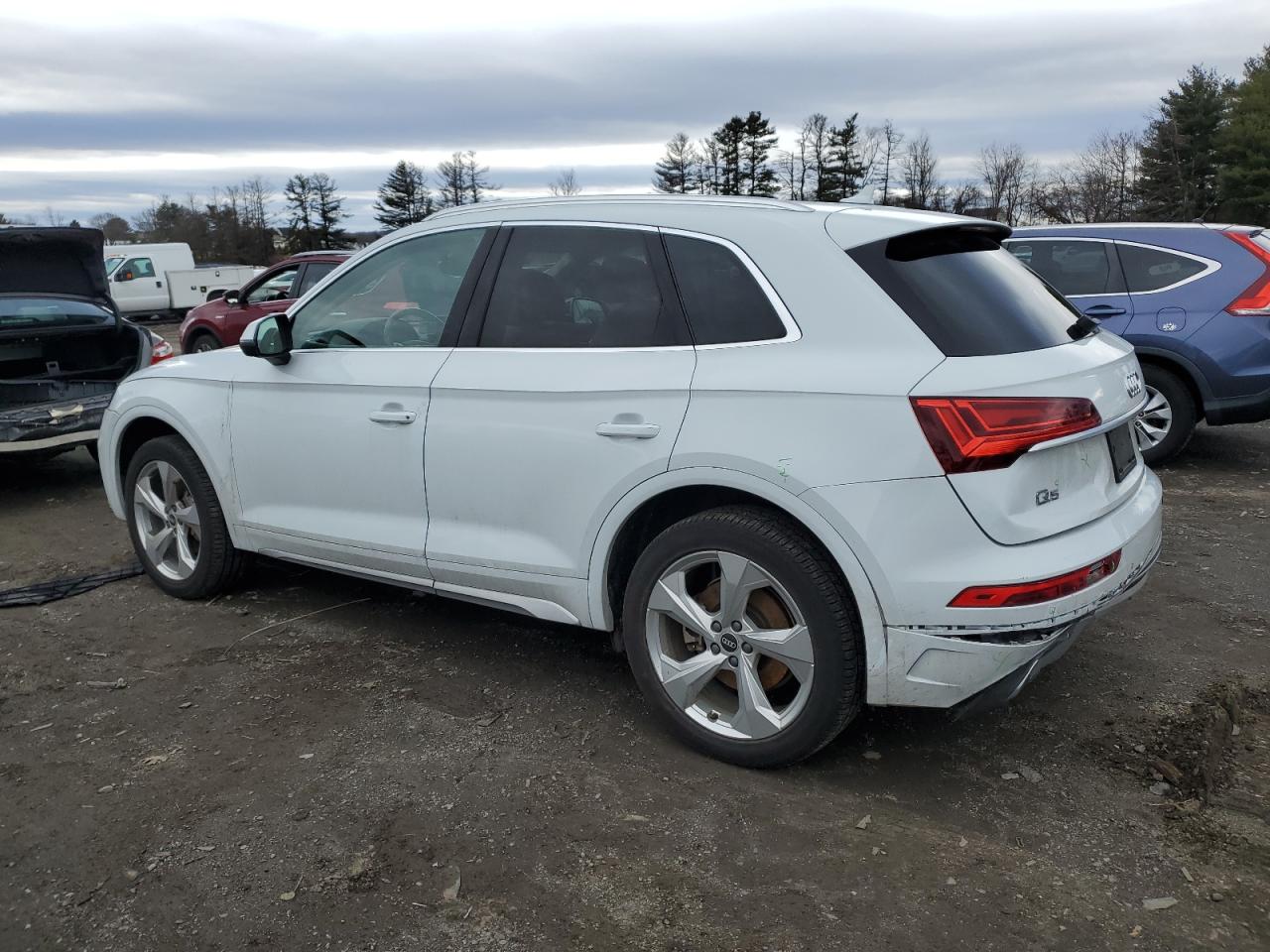 2021 Audi Q5 VIN WA1BAAFY3M2011815 Copart auction photo, rear end / front end damage thumbnail 2