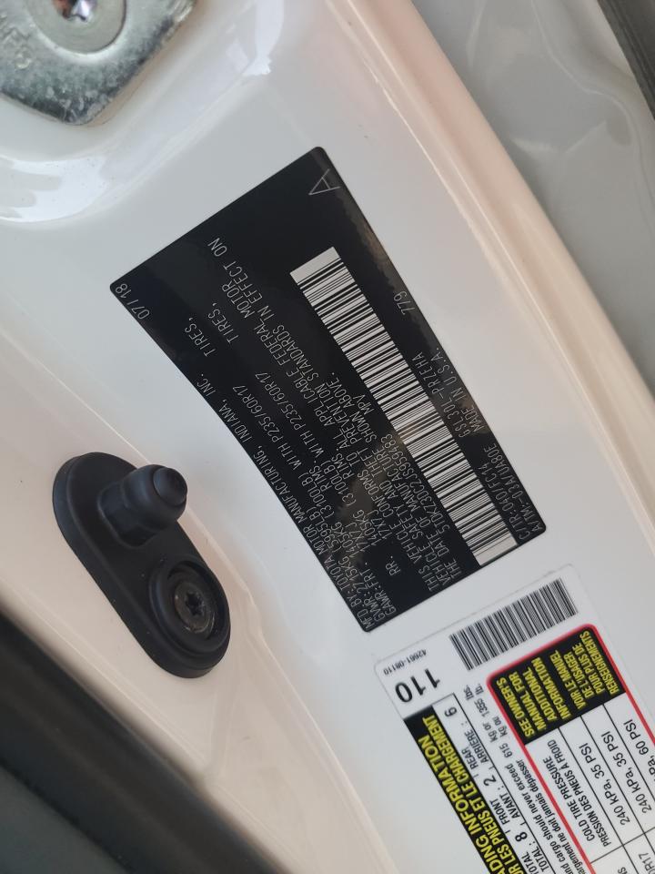2018 Toyota Sienna VIN 5TDKZ3DC2JS959483 Copart auction photo, side / rear end damage thumbnail 14