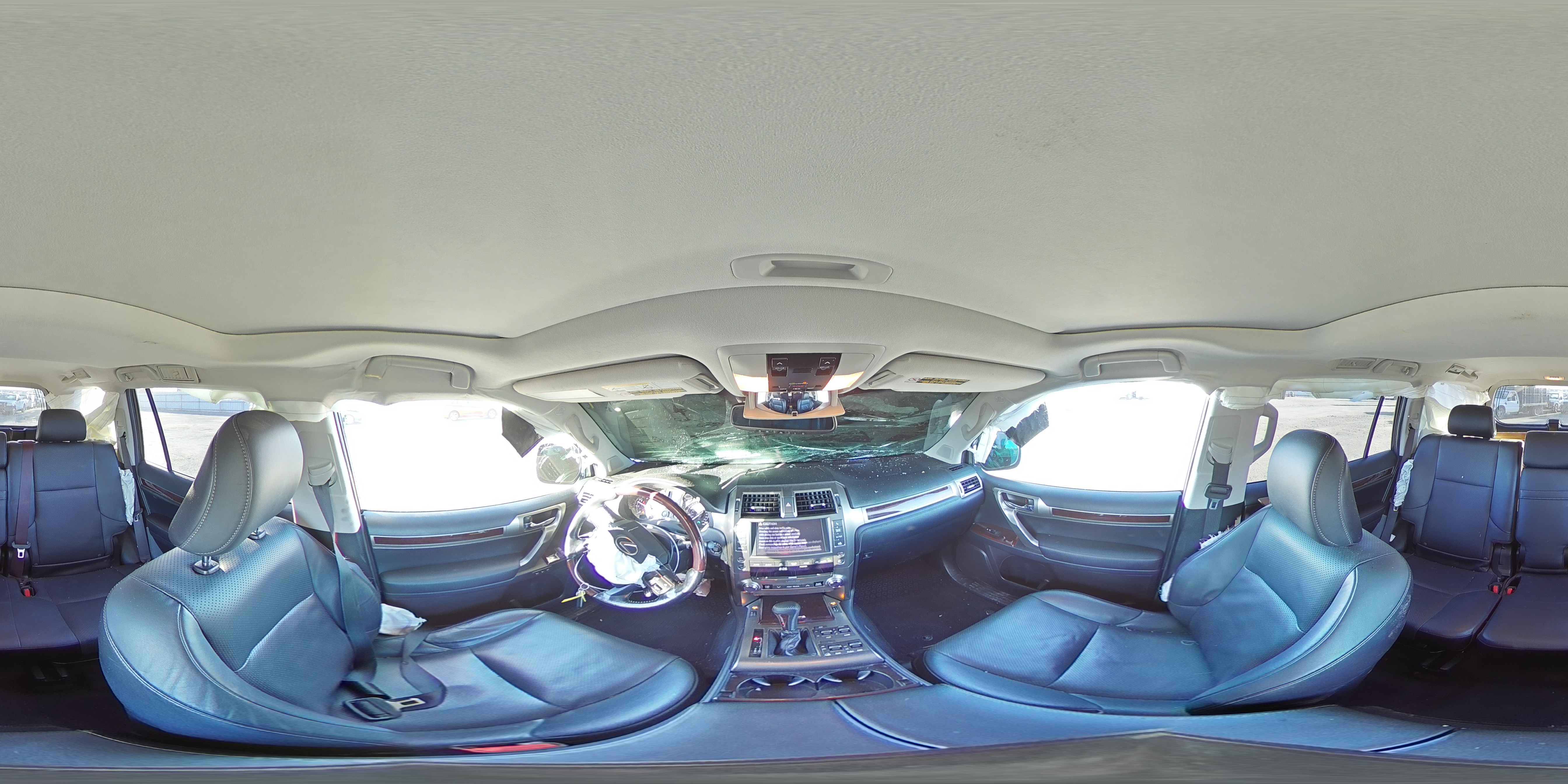 2016 Lexus GX VIN JTJJM7FX7G5131135 Copart auction photo, front end damage thumbnail 14