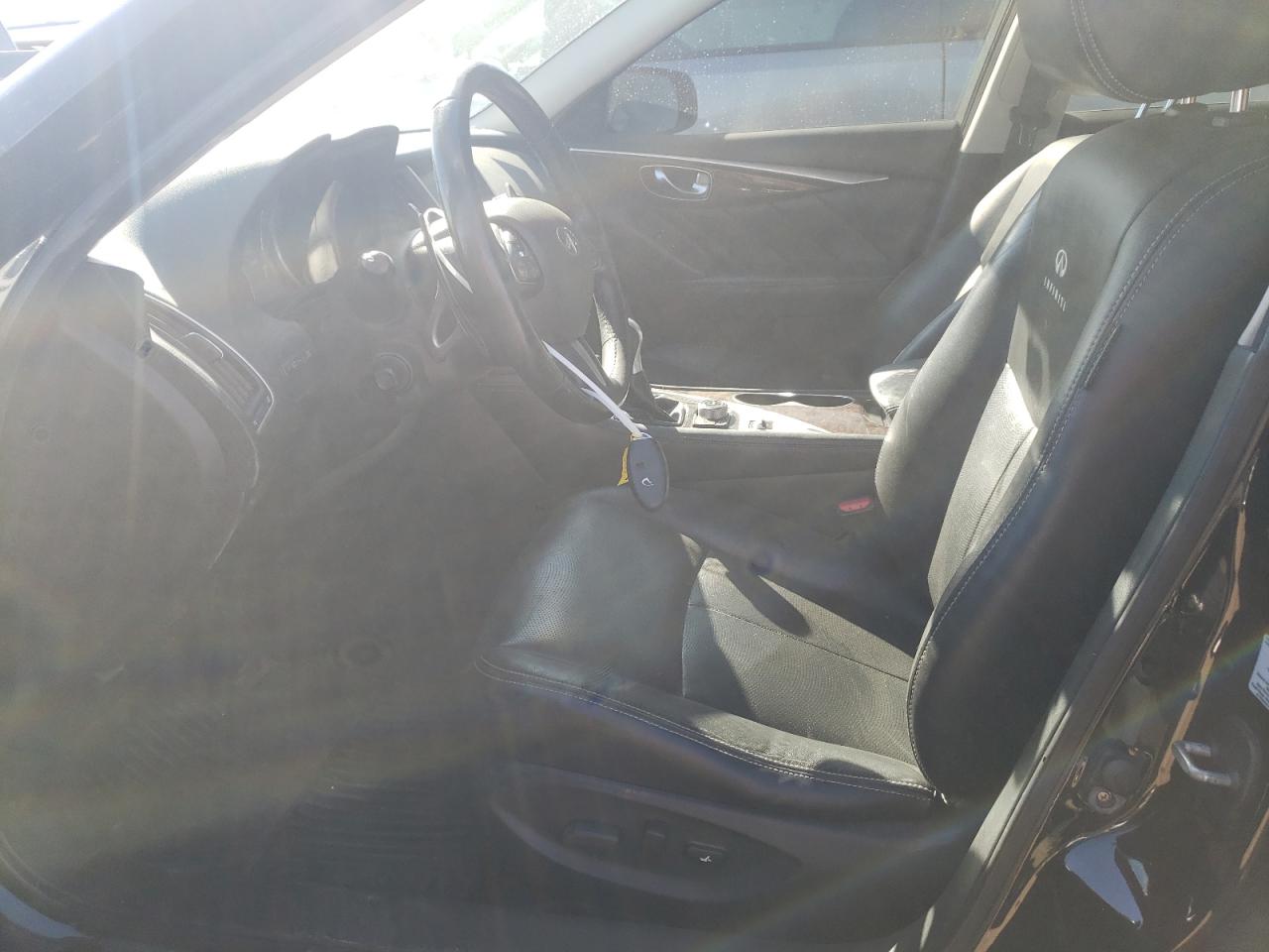 2014 Infiniti Q50 VIN JN1AV7ARXEM700848 Copart auction photo, rear end damage thumbnail 7