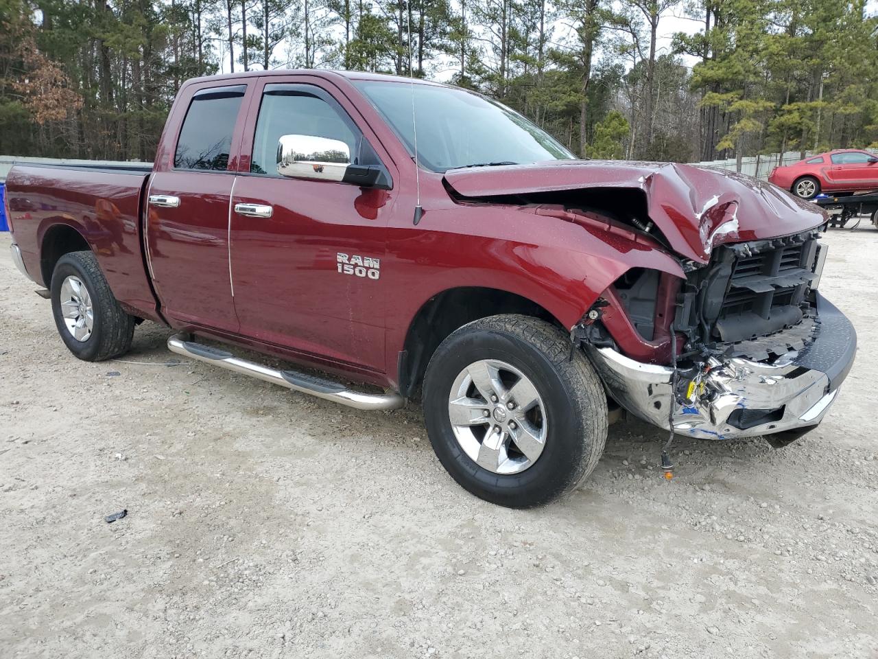 2017 RAM 1500 VIN 1C6RR6FG3HS658004 Copart auction photo, front end / side damage thumbnail 4