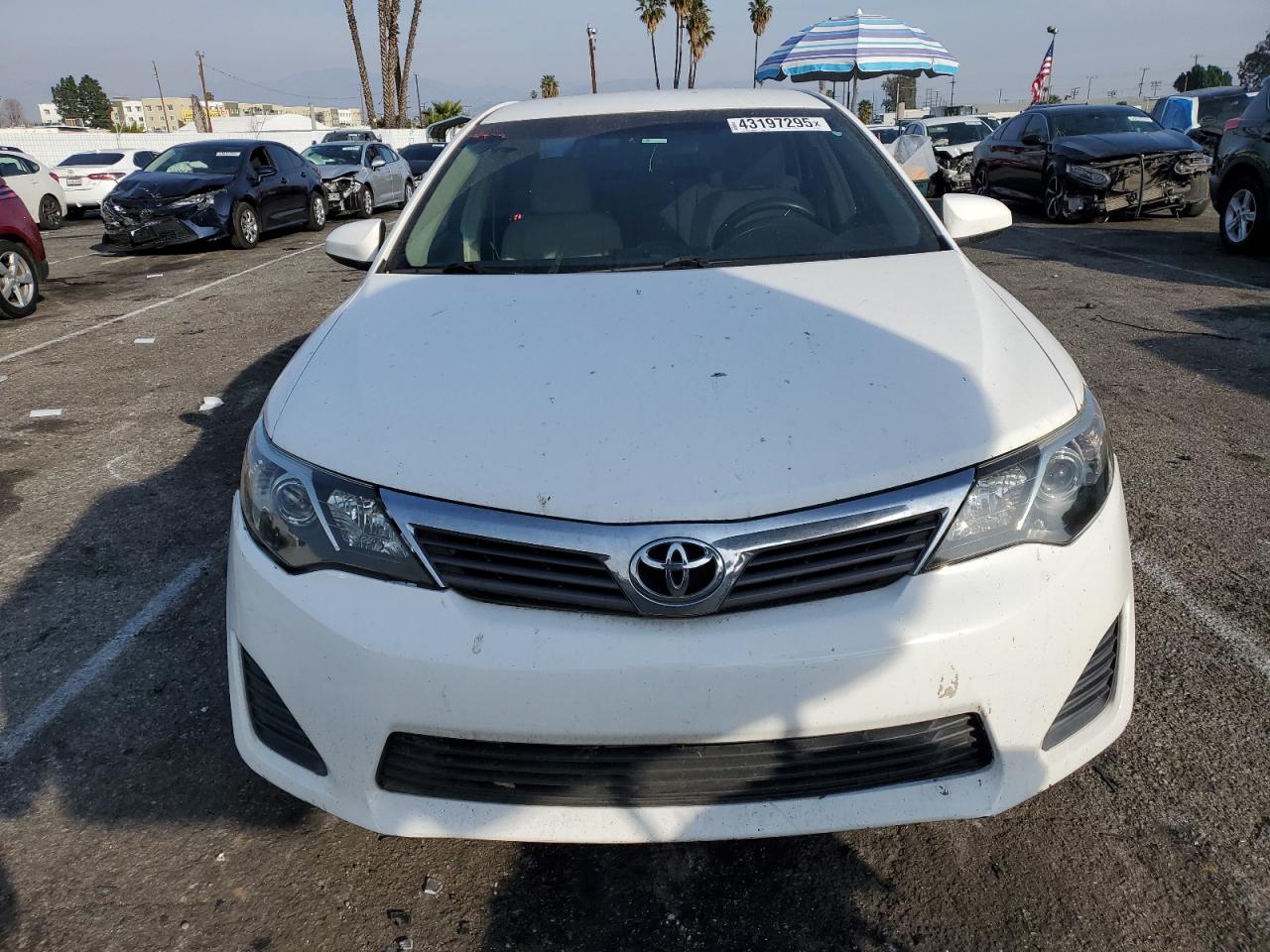 2013 Toyota Camry VIN 4T4BF1FK4DR306236 Copart auction photo, front end / rear end damage thumbnail 5
