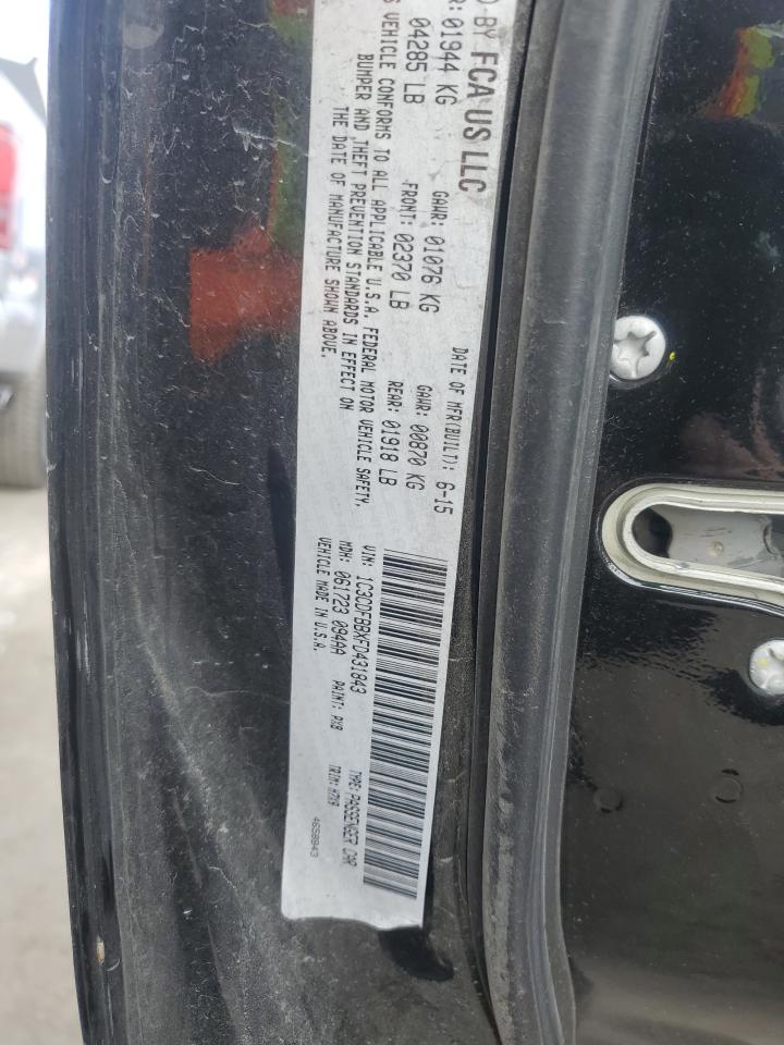 2015 Dodge Dart VIN 1C3CDFBBXFD431843 Copart auction photo, front end damage thumbnail 12
