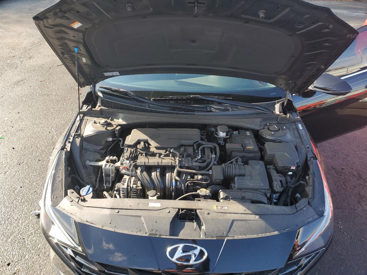 2022 Hyundai Elantra VIN KMHLP4AG9NU334017 Copart auction photo, rear end damage thumbnail 11