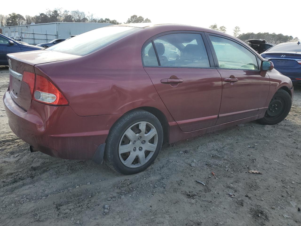 2009 Honda Civic VIN 2HGFA165X9H516070 Copart auction photo, front end / minor dent/scratches damage thumbnail 3