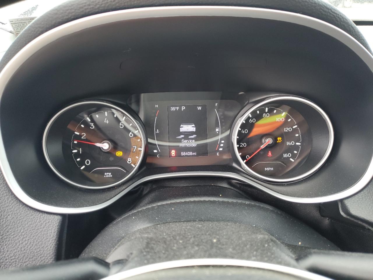 2020 Jeep Compass VIN 3C4NJDBB7LT164880 Copart auction photo, front end damage thumbnail 9