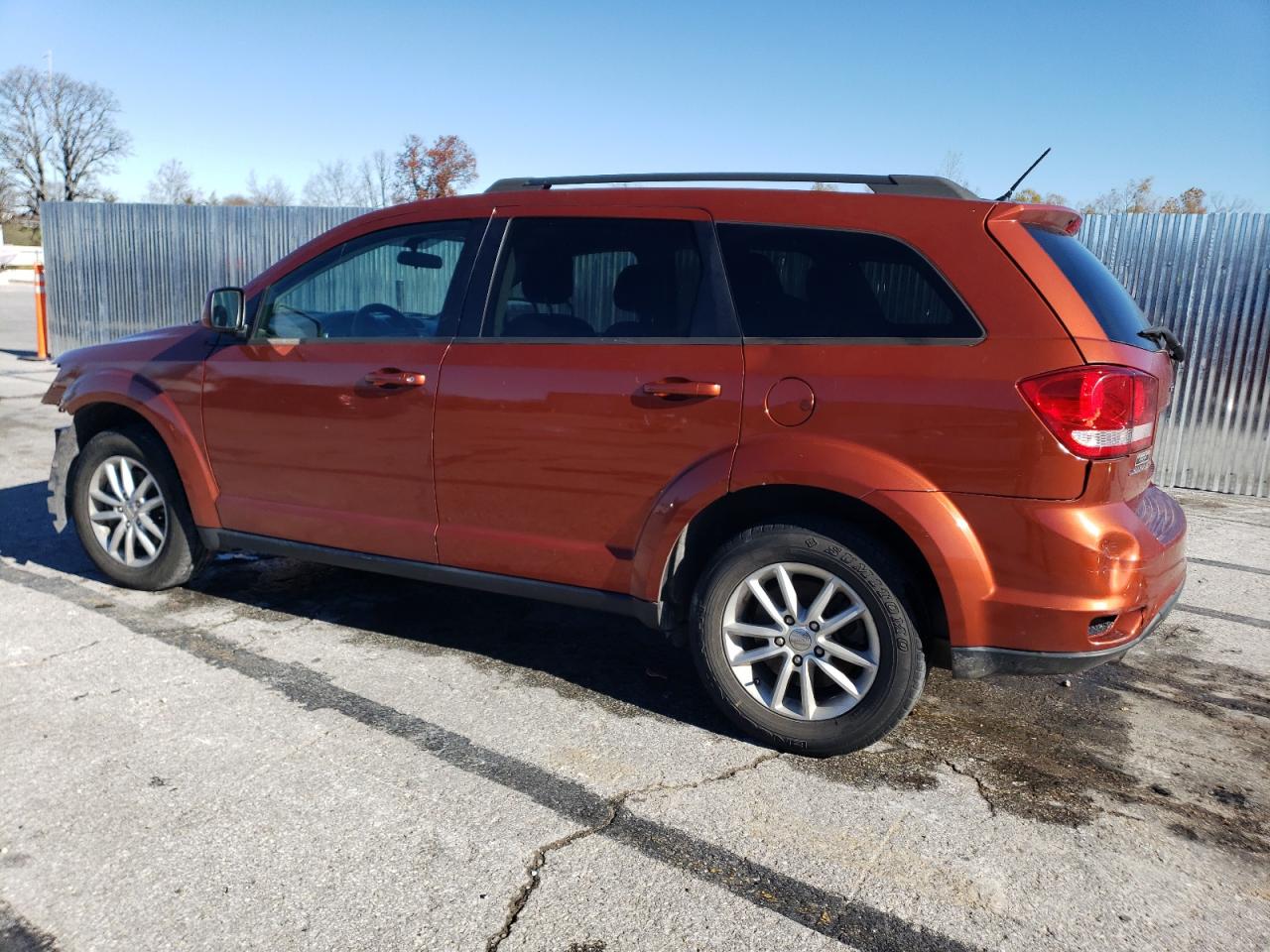 2014 Dodge Journey VIN 3C4PDCBG8ET210726 Copart auction photo, front end damage thumbnail 2