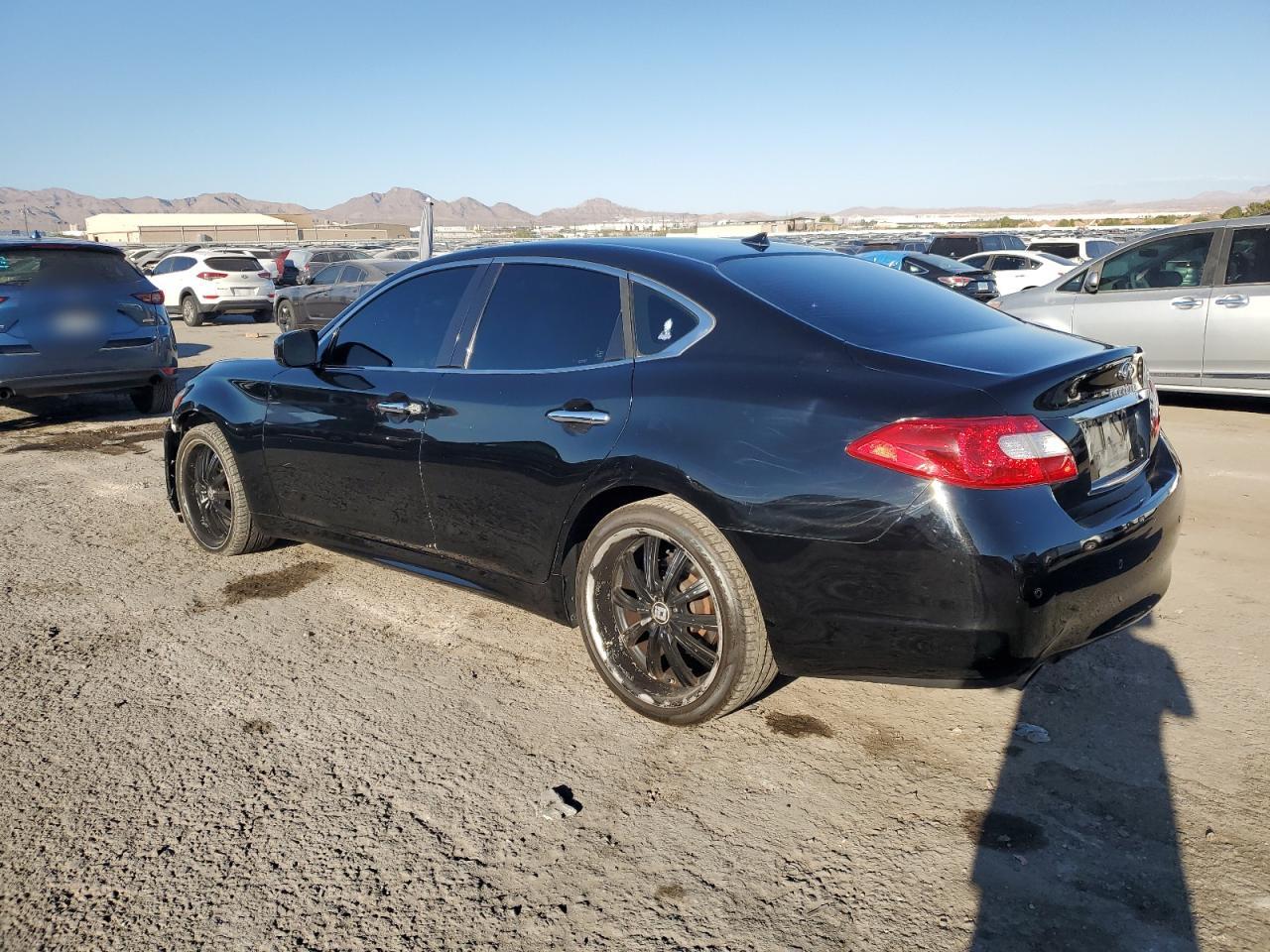 2013 Infiniti M VIN JN1BY1AP9DM511467 Copart auction photo, side damage thumbnail 2