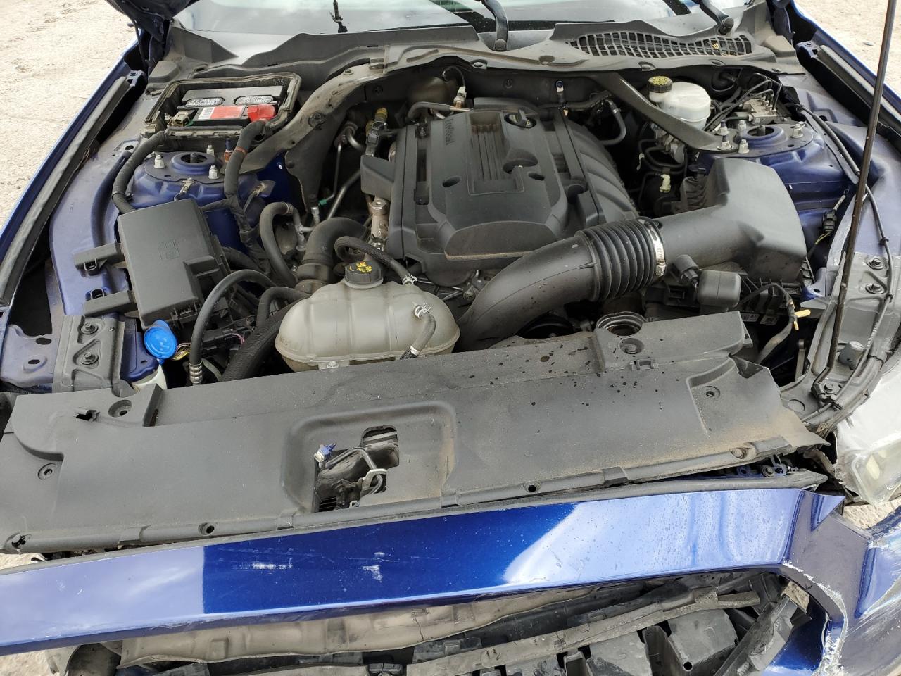 2015 Ford Mustang VIN 1FA6P8TH1F5351166 Copart auction photo, front end / side damage thumbnail 11