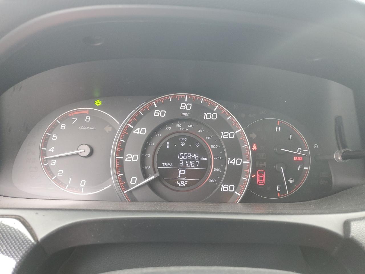 2015 Honda Accord VIN 1HGCR2F59FA107666 Copart auction photo, rear end damage thumbnail 9