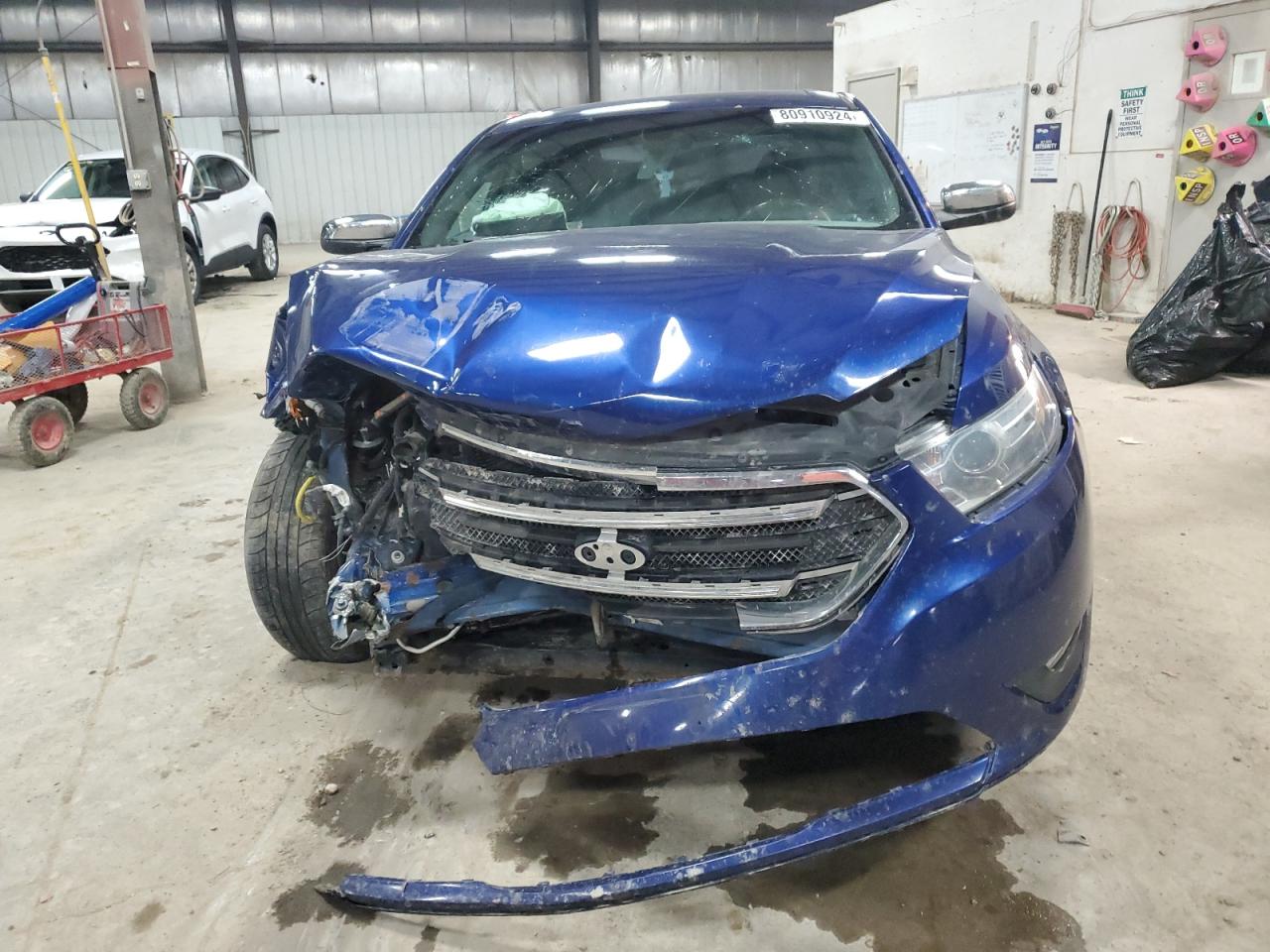 2013 Ford Taurus VIN 1FAHP2F88DG156233 Copart auction photo, front end / rear end damage thumbnail 5