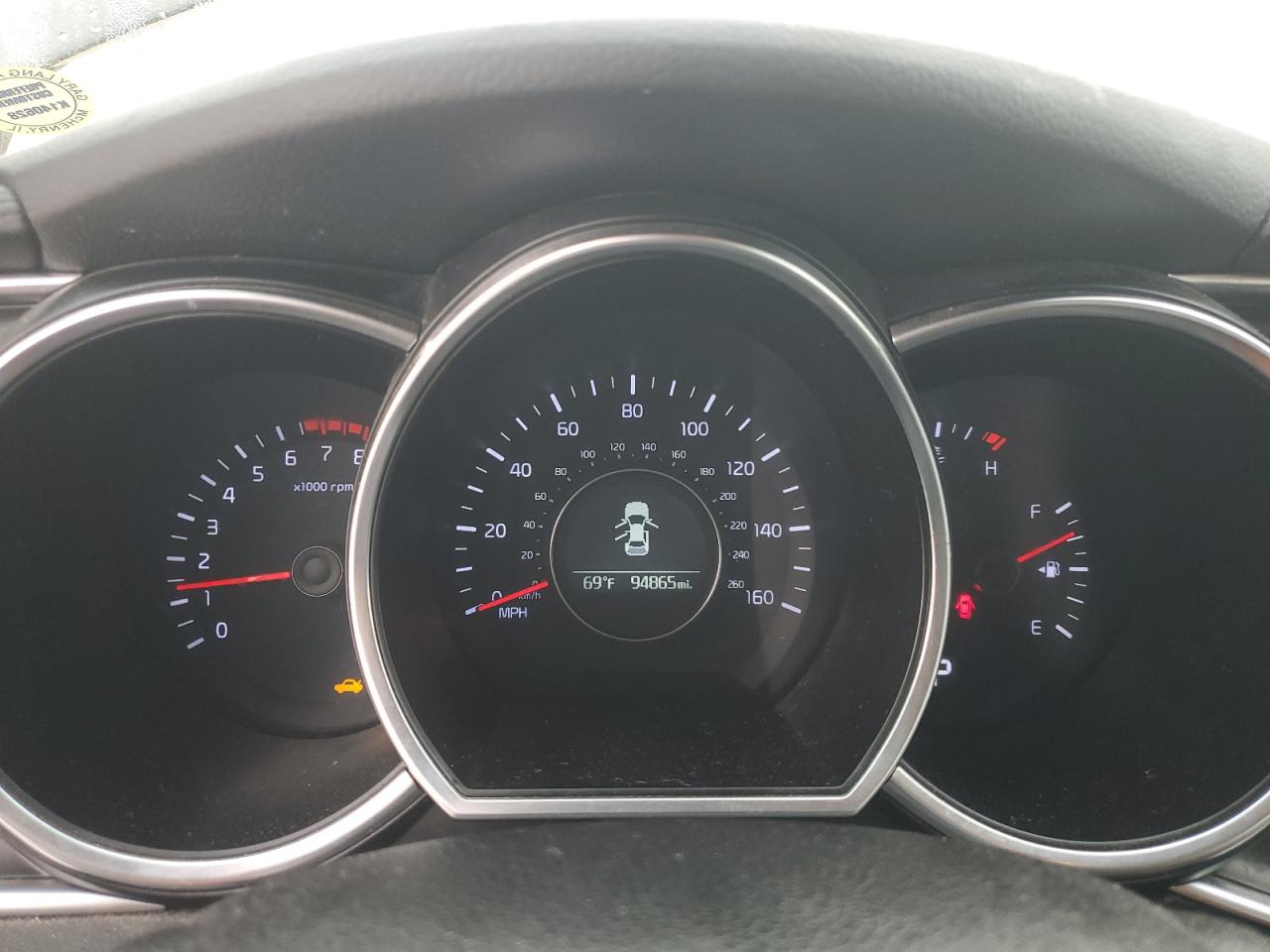 2014 KIA Optima VIN 5XXGN4A72EG288788 Copart auction photo, side / hail damage thumbnail 9