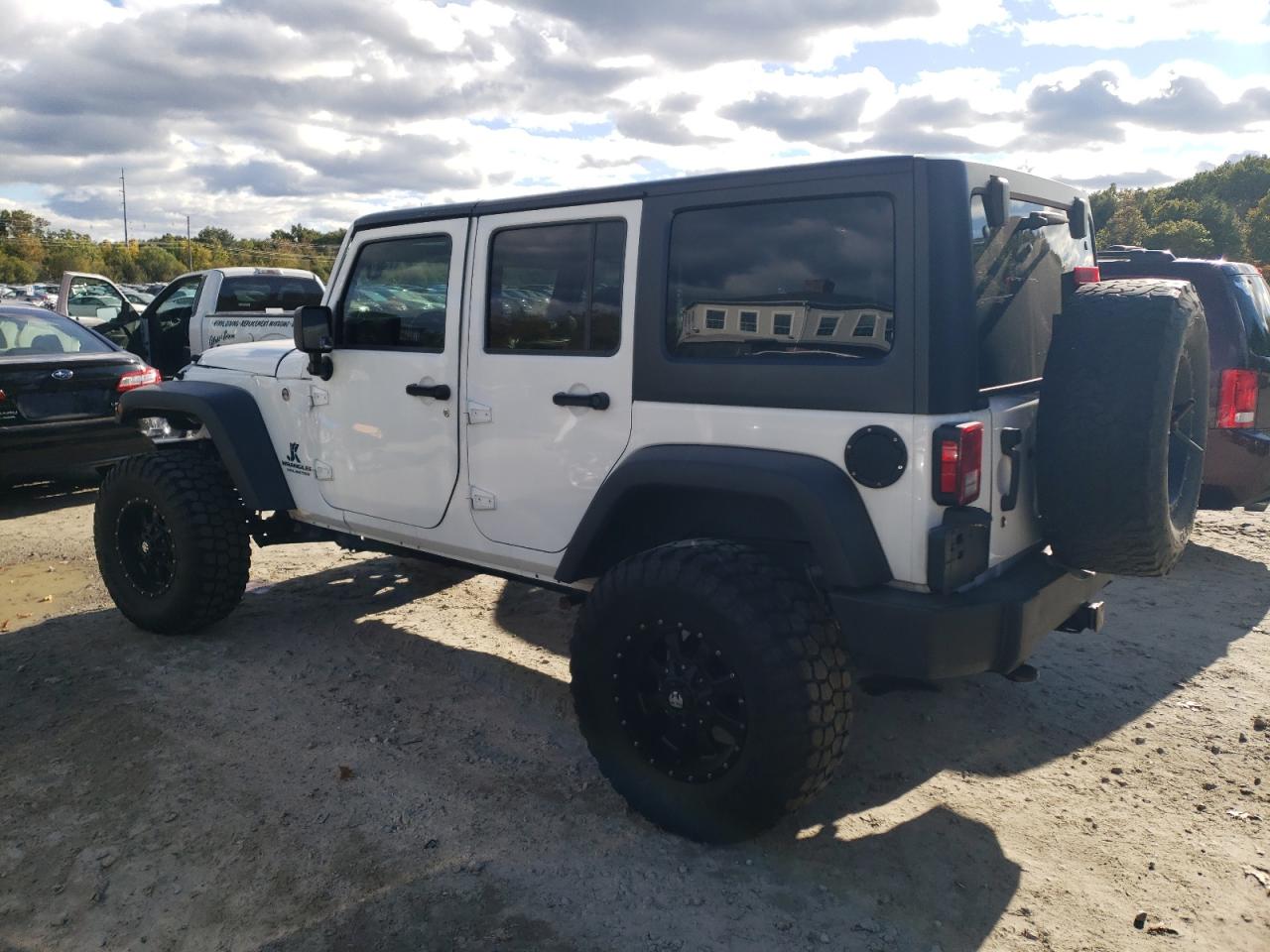 2017 Jeep Wrangler VIN 1C4BJWDG0HL622348 Copart auction photo, front end / frame damage damage thumbnail 2