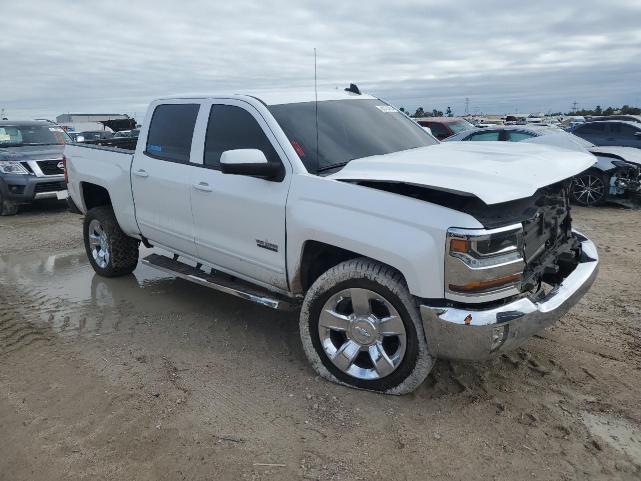 2018 Chevrolet Silverado VIN 3GCPCREC5JG134884 Copart auction photo, front end damage thumbnail 4