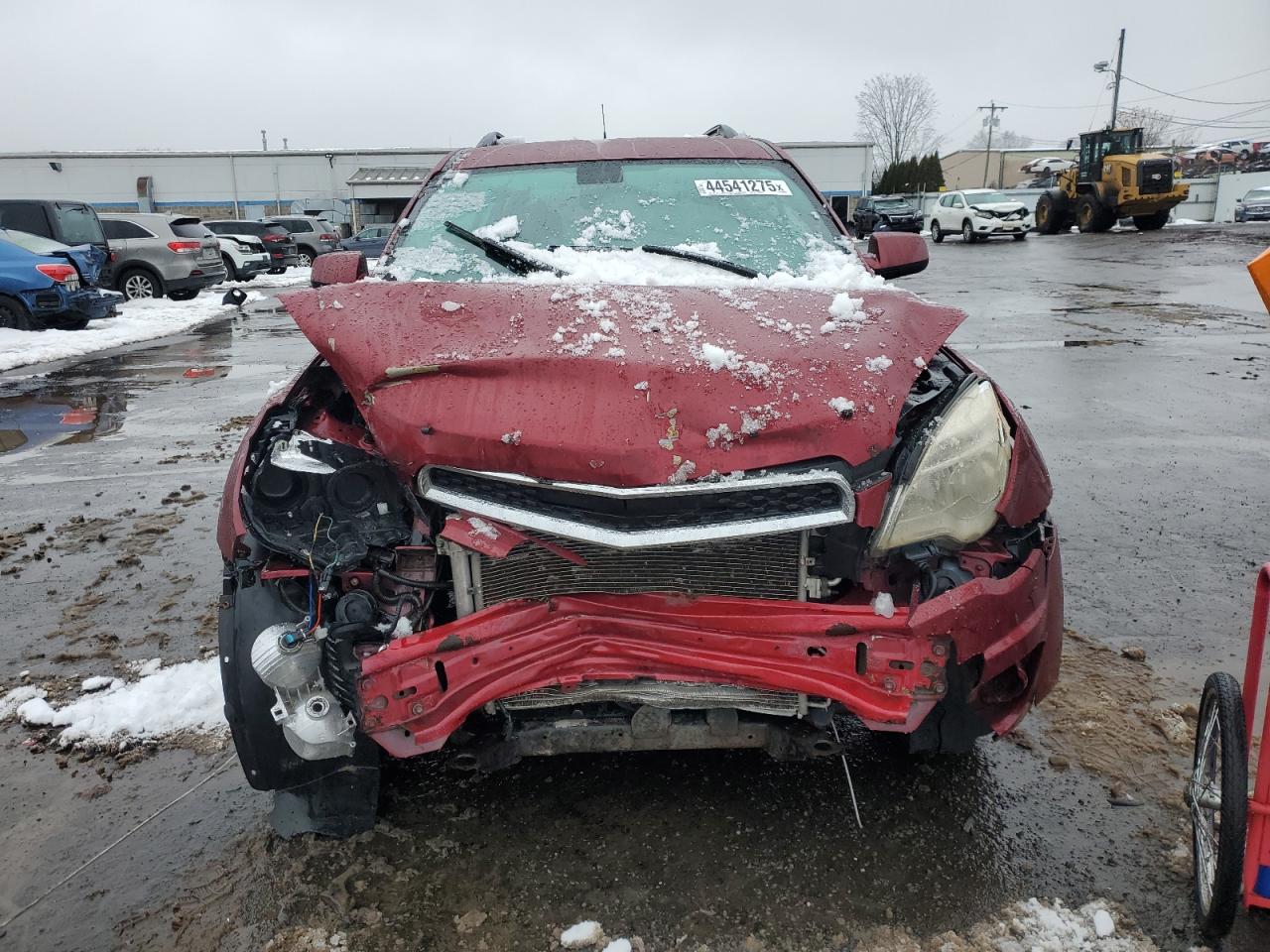 2011 Chevrolet Equinox VIN 2CNFLEEC3B6361729 Copart auction photo, front end / side damage thumbnail 5