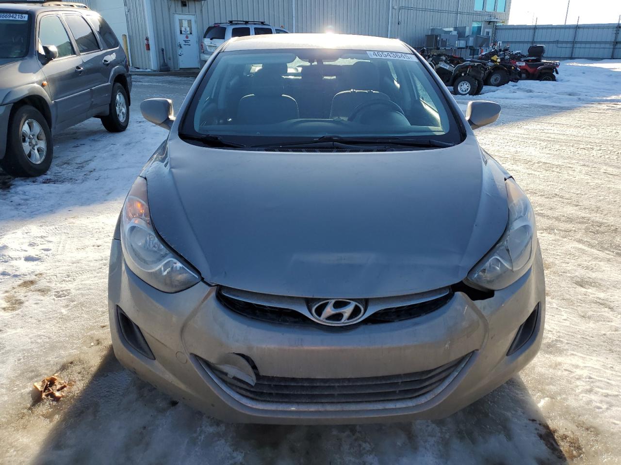 2013 Hyundai Elantra VIN 5NPDH4AE2DH223841 Copart auction photo, front end / side damage thumbnail 5