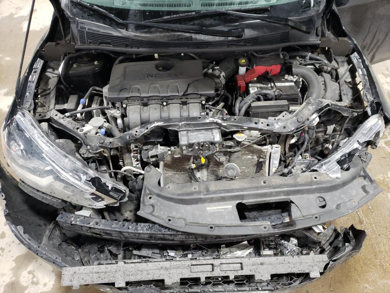 2019 Nissan Sentra VIN 3N1AB7AP1KY318059 Copart auction photo, front end / side damage thumbnail 11