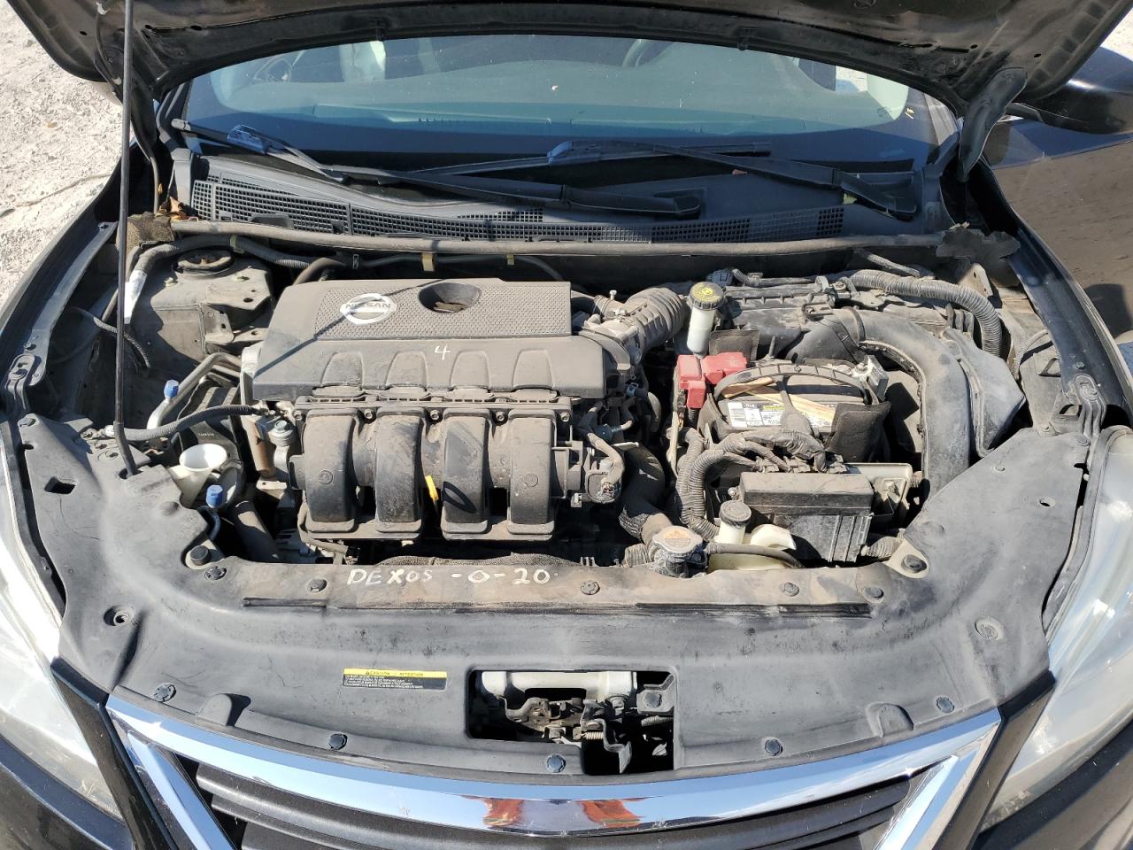 2014 Nissan Sentra VIN 3N1AB7AP4EY320148 Copart auction photo, all over damage thumbnail 12
